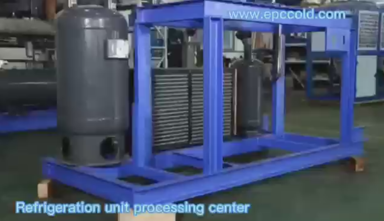 Refrigeration unit processing center